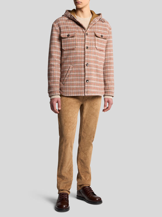 Shop Etro Overshirt Mit Karomuster In Rot