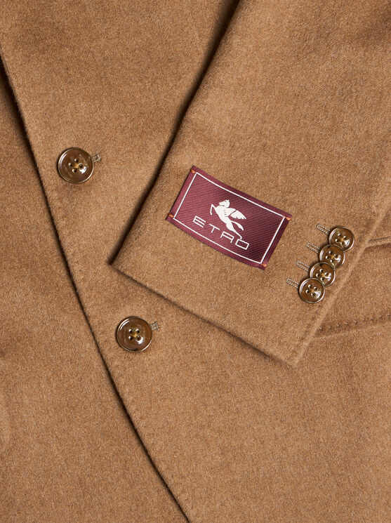 Shop Etro Cashmere Blazer In Light Brown