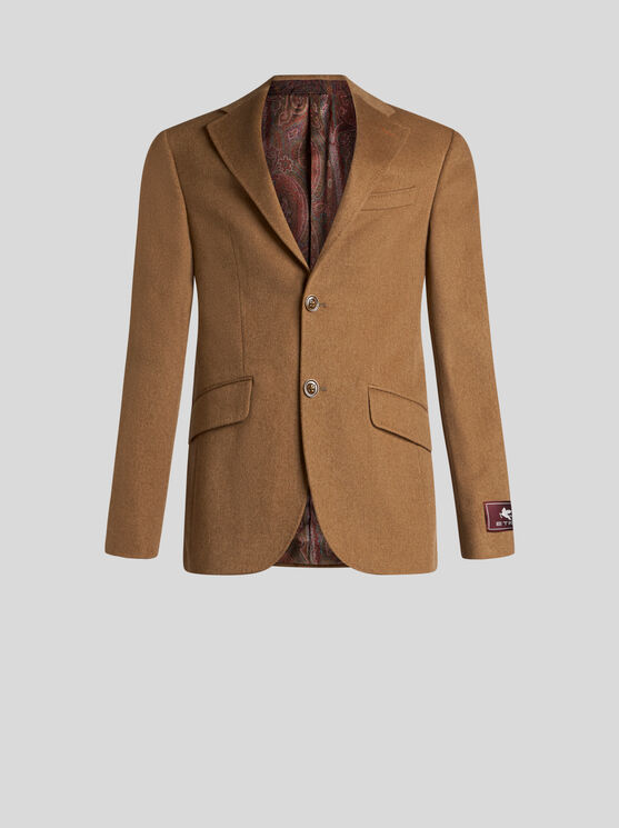 Shop Etro Cashmere Blazer In Light Brown