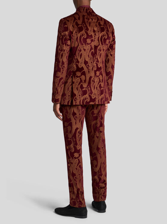 Etro Single-breasted Paisley Blazer In Multicolour