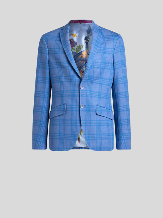 Etro Prince Of Wales-jacquard Blazer