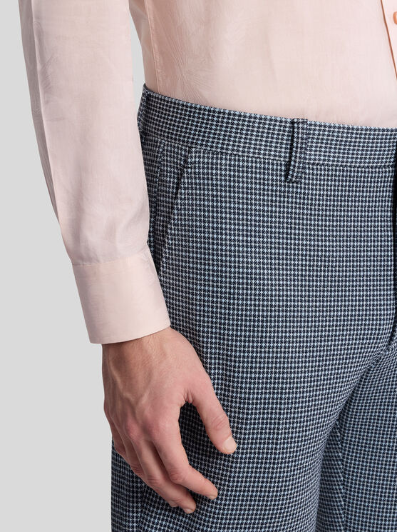 Etro Checked Tailored Trousers In White