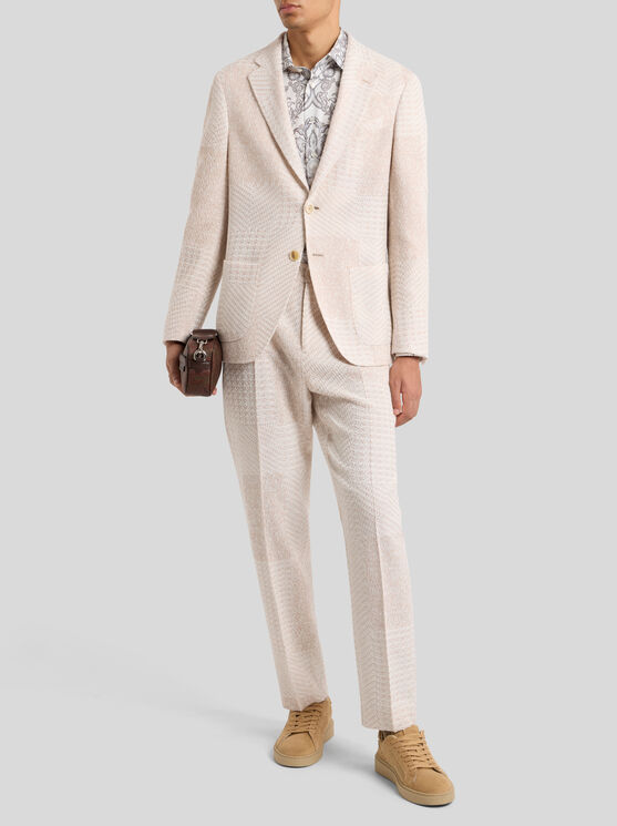 Etro Wool-blend Patchwork Trousers