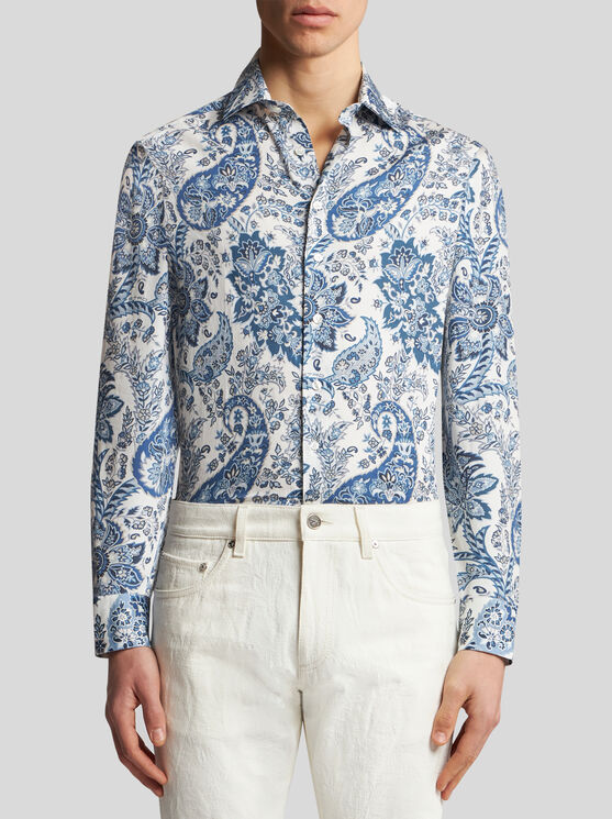 ETRO FLORAL PAISLEY SHIRT 