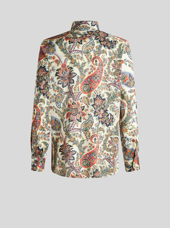 Shop Etro Floral Paisley Shirt In Multicolor