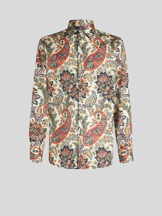 Shop Etro Floral Paisley Shirt In Multicolor