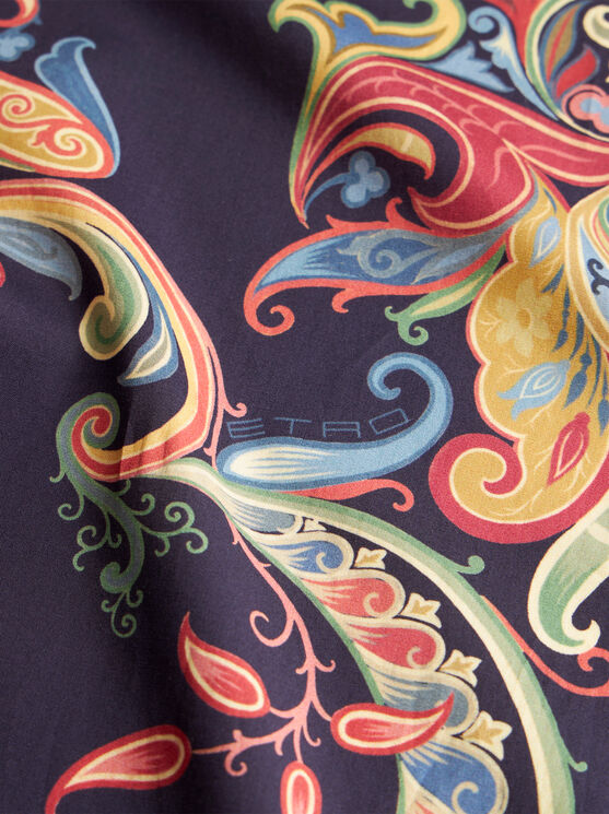 Shop Etro Multicoloured Paisley Shirt In Black