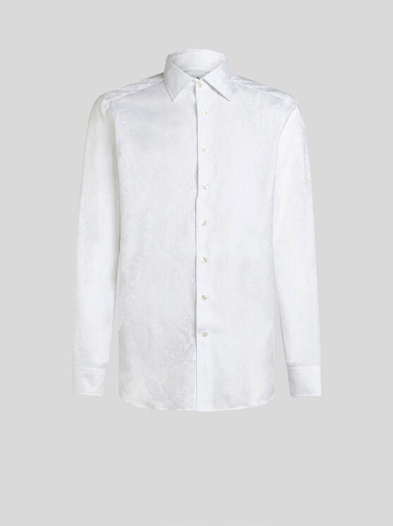 Shop Etro Floral Paisley Shirt In White