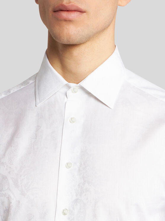 Shop Etro Floral Paisley Shirt In White