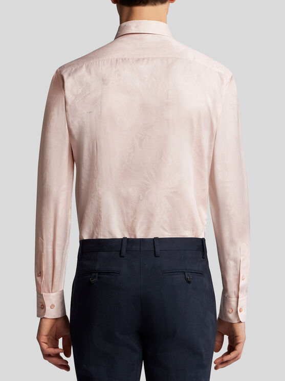 Etro , Jacquard Shirt, Man, White, Size 42 In Weiss