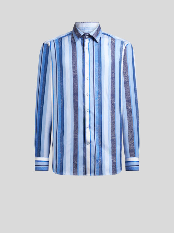 Etro Striped-pattern Shirt In Multi
