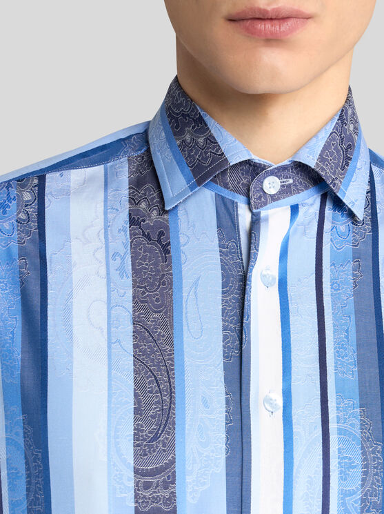Etro Striped-pattern Shirt In Multi