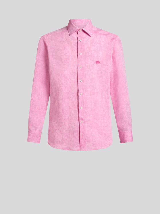 Etro Logo Long-sleeved Shirt In Multicolor