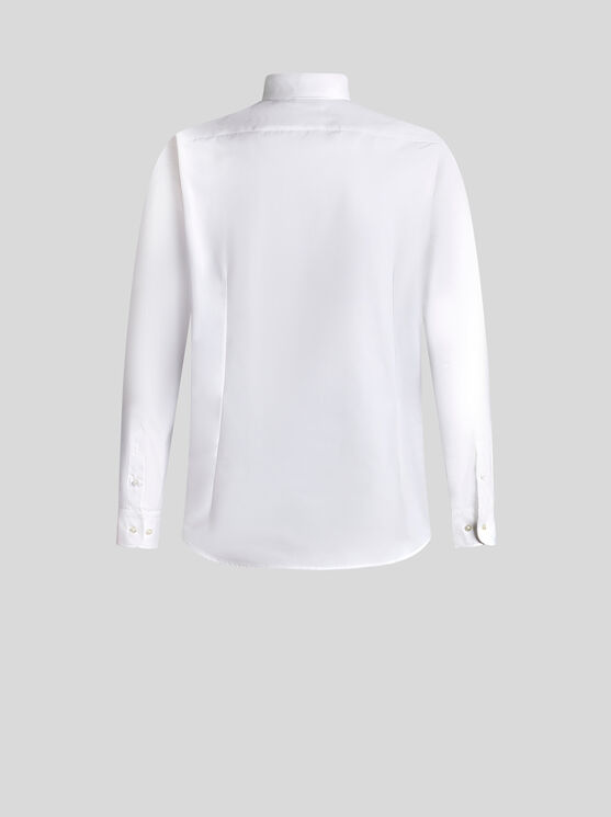 Shop Etro Shirt With Embroidery In White