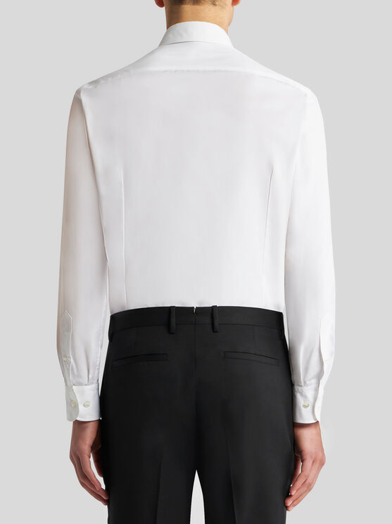 Shop Etro Shirt With Embroidery In White