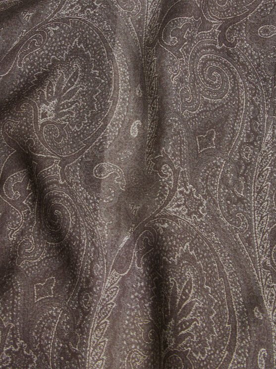 Etro Paisley Pattern Button-down Collar Shirt In Black