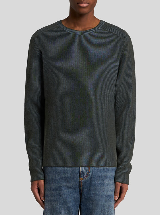 Shop Etro Cashmere Sweater In Green