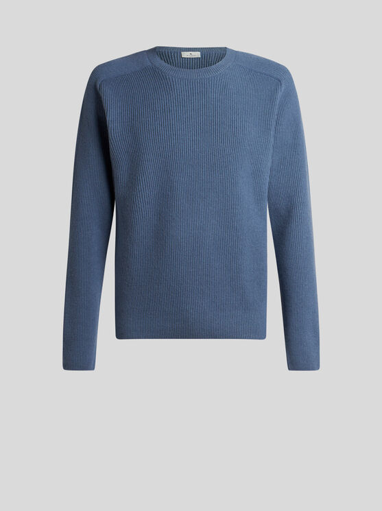 Shop Etro Cashmere Sweater In Light Blue