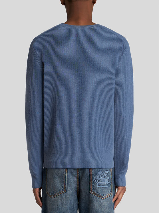 Shop Etro Cashmere Sweater In Light Blue