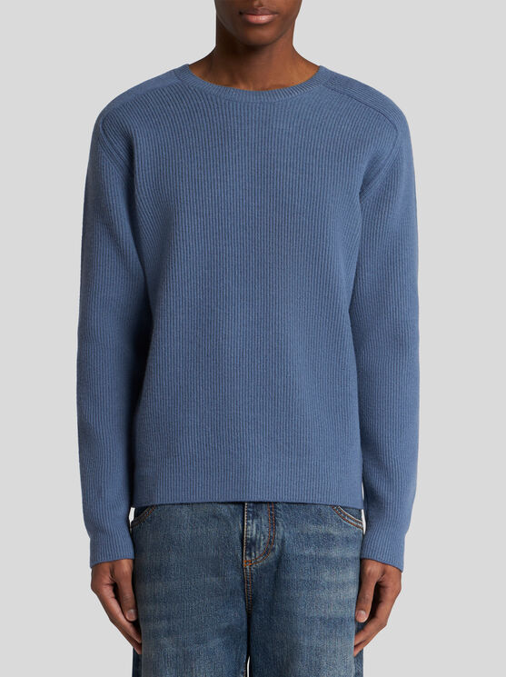 Shop Etro Cashmere Sweater In Light Blue