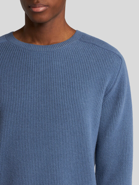 Shop Etro Cashmere Sweater In Light Blue