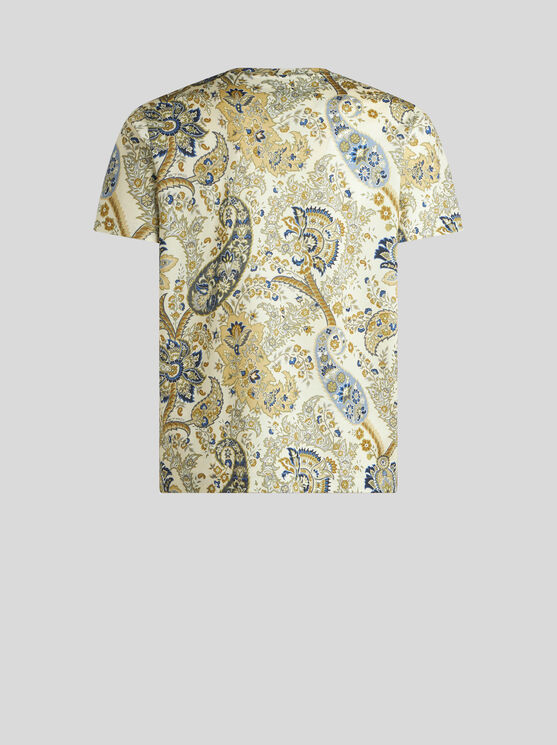 Shop Etro Floral Paisley T-shirt In Green