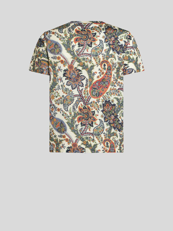 ETRO FLORAL PAISLEY T-SHIRT 