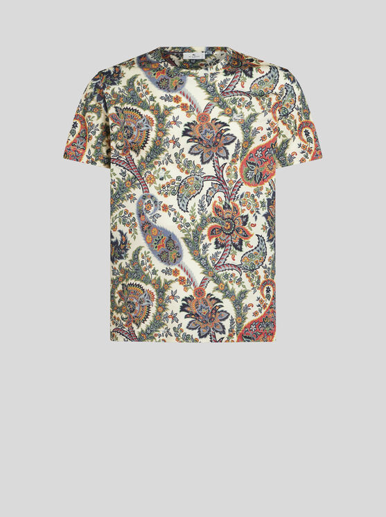 ETRO FLORAL PAISLEY T-SHIRT 