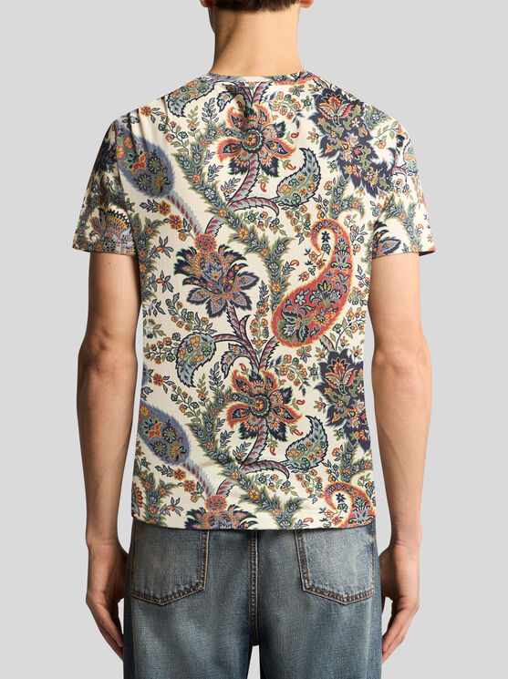 ETRO FLORAL PAISLEY T-SHIRT 