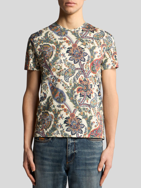 ETRO FLORAL PAISLEY T-SHIRT 