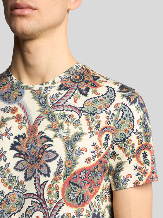 ETRO FLORAL PAISLEY T-SHIRT 