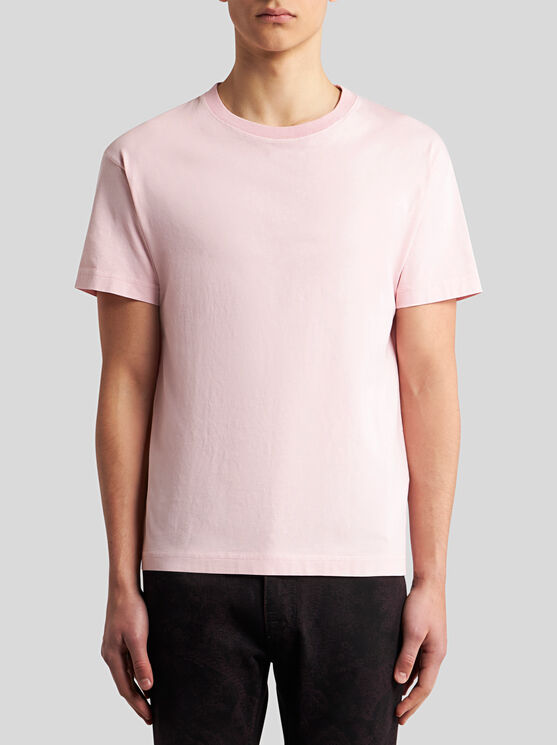 Shop Etro Cotton T-shirt With Embroidery In Pink