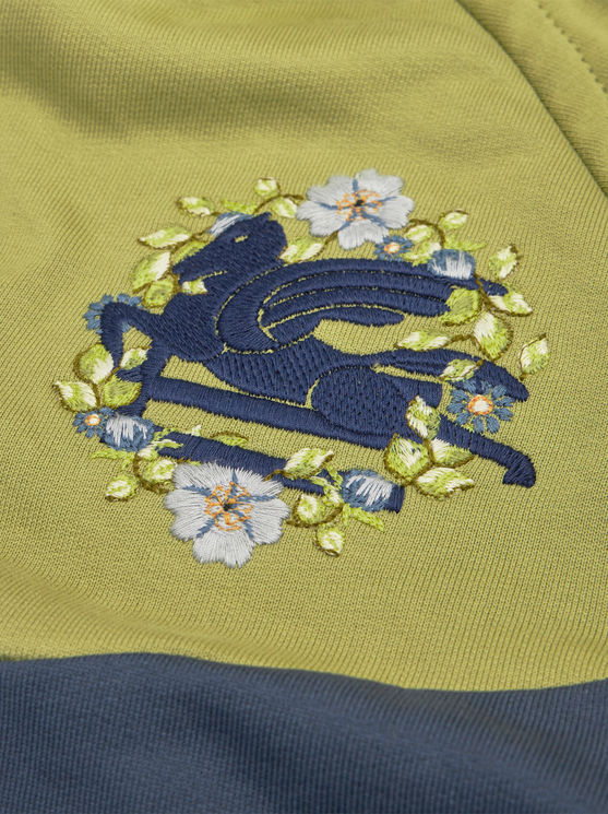 Shop Etro Hooded Sweatshirt With Logo In Navy Blue