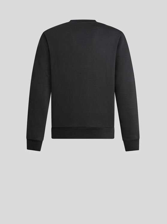 Shop Etro Sweatshirt With Pegaso Detail In Navy Blue