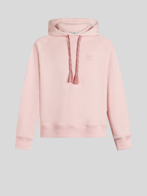 Shop Etro Sweatshirt With Embroidery In Pink