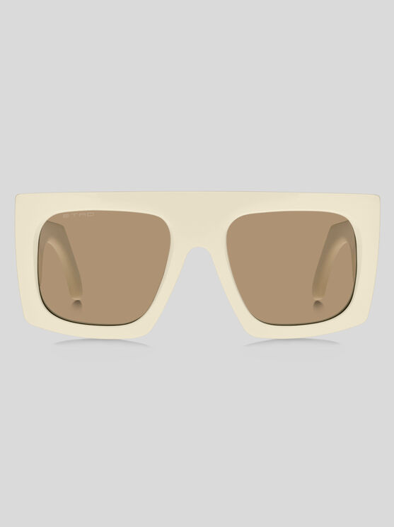 Etro Screen Oversize-frame Sunglasses In White