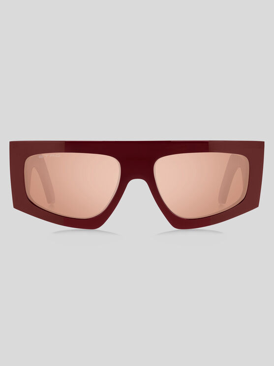 Shop Etro Screen Sunglasses In Burgundy