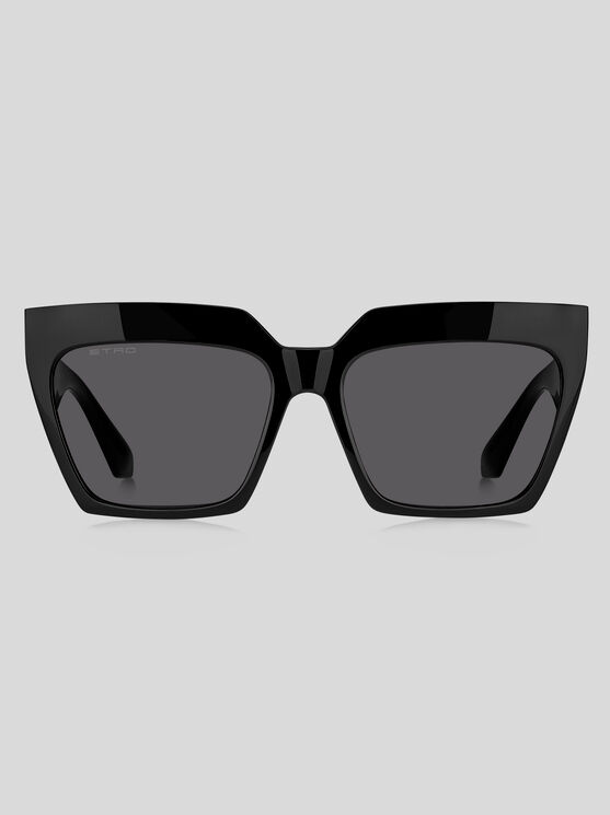 Etro Tailoring Cat-eye Sunglasses In Black