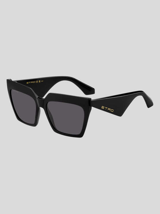 Etro Tailoring Cat-eye Sunglasses In Black