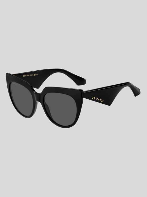 Shop Etro Tailoring Sunglasses In Black