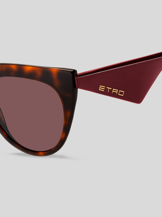 Etro Tailoring Cat-eye Sunglasses In Light Brown