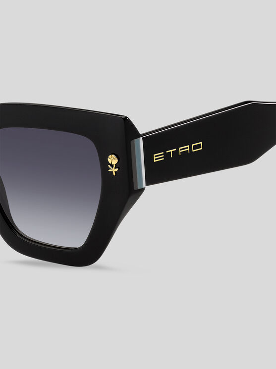 Etro Mania Oversized-frame Sunglasses In Black