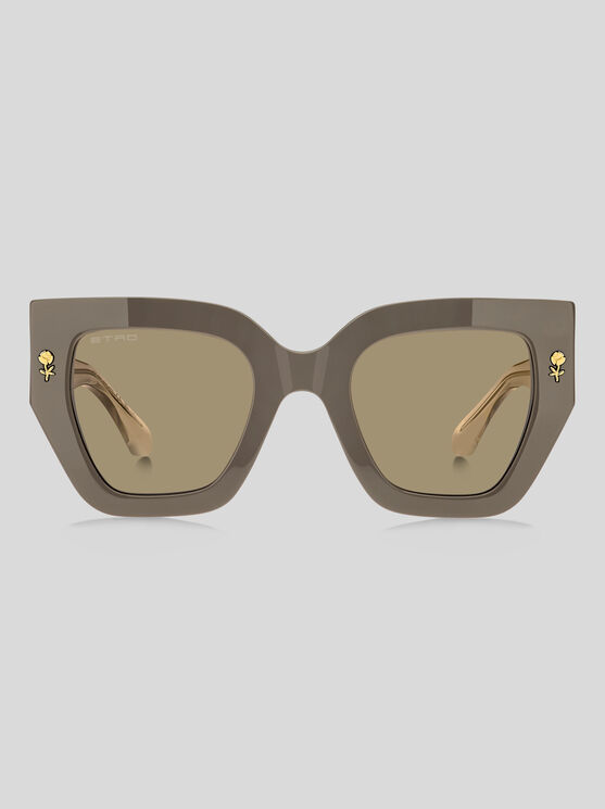 Shop Etro Mania Sunglasses In Brown