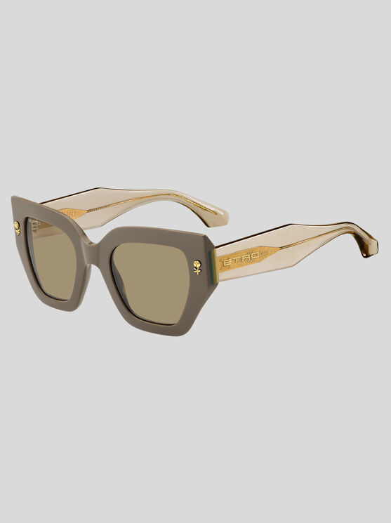 Shop Etro Mania Sunglasses In Brown