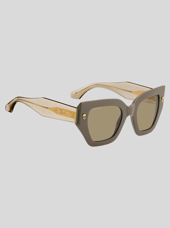 Shop Etro Mania Sunglasses In Brown