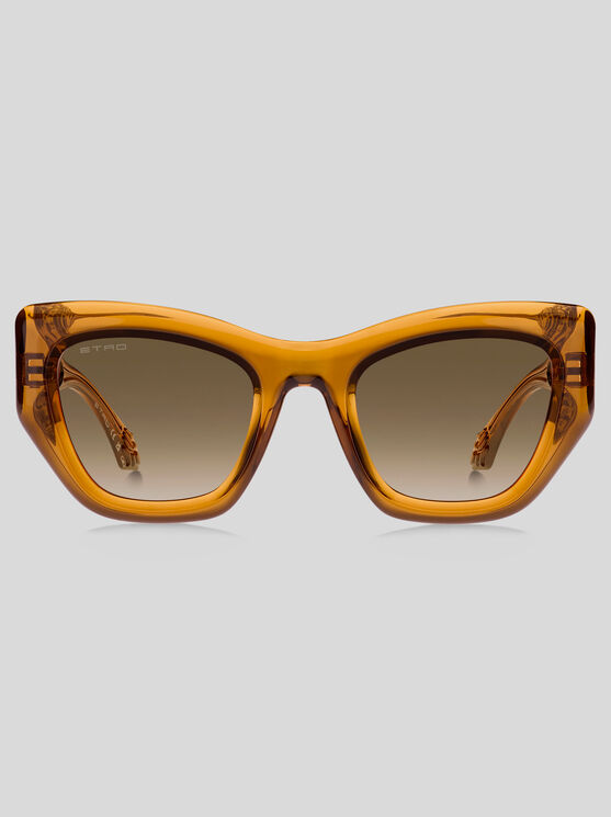 Etro Paisley Cat-eye Sunglasses In Gold