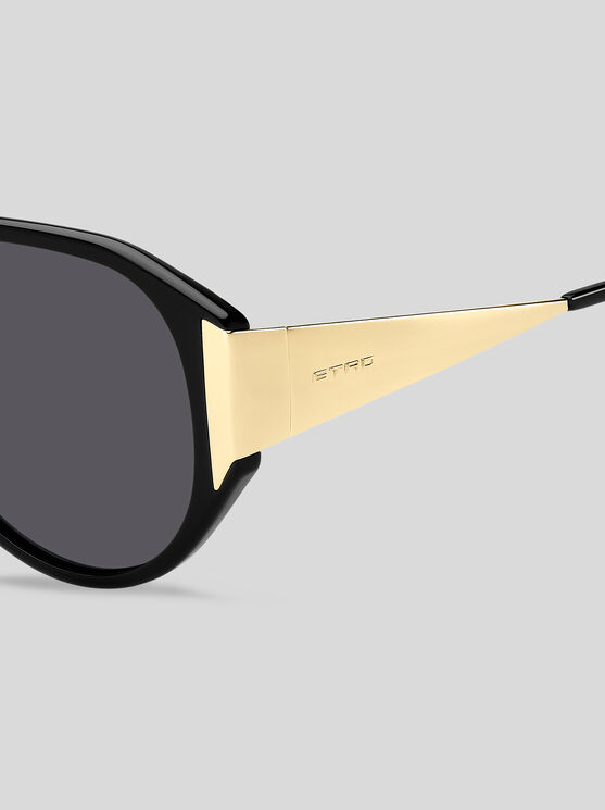 Shop Etro New Tailoring Sunglasses In Schwarz