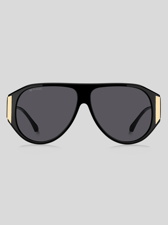 Shop Etro New Tailoring Sunglasses In Schwarz