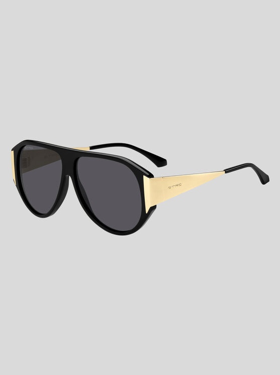 Shop Etro New Tailoring Sunglasses In Schwarz