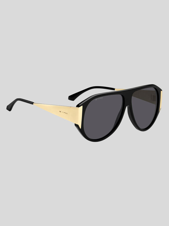 Shop Etro New Tailoring Sunglasses In Schwarz